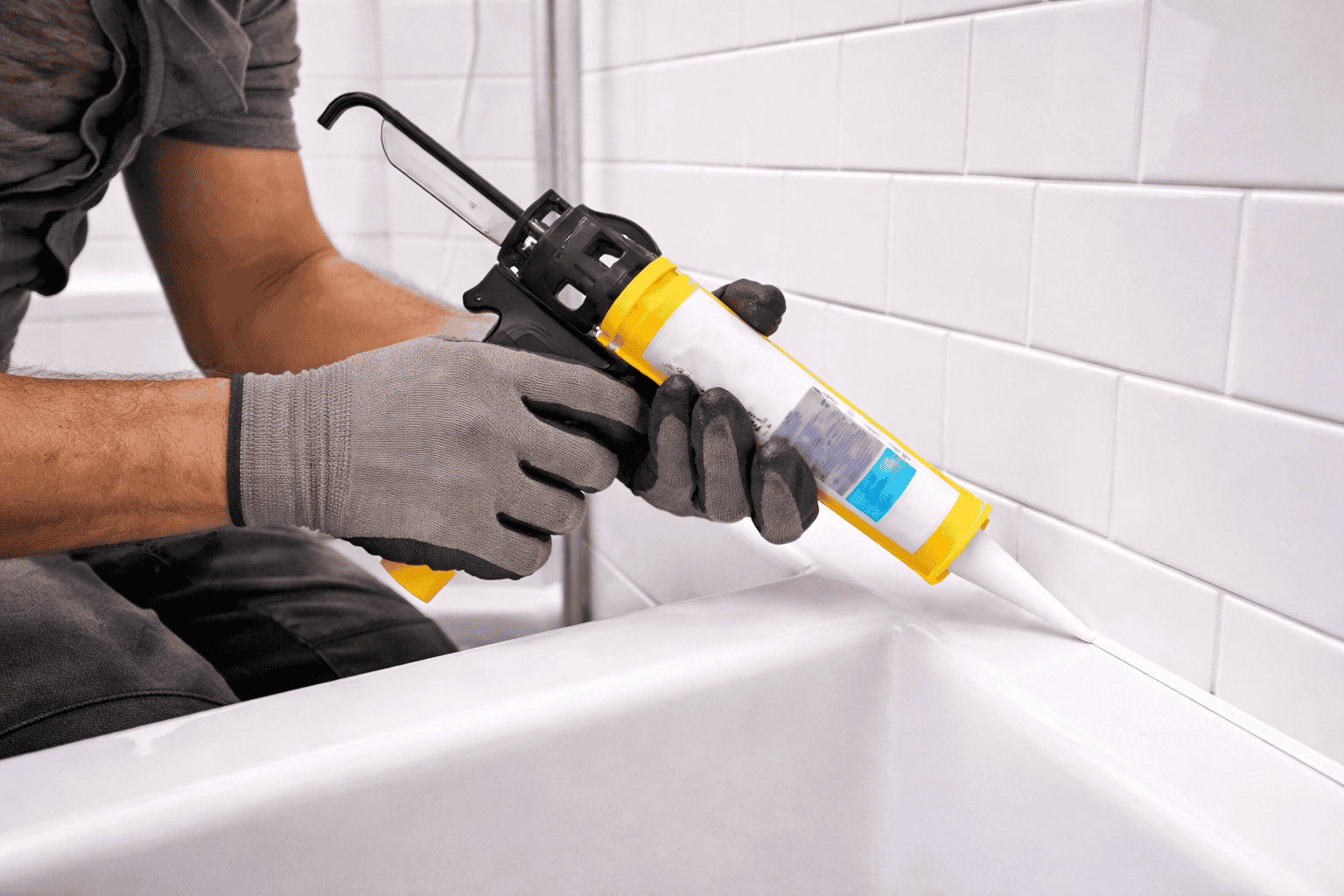 Silikonarbeiten im Innenbereich